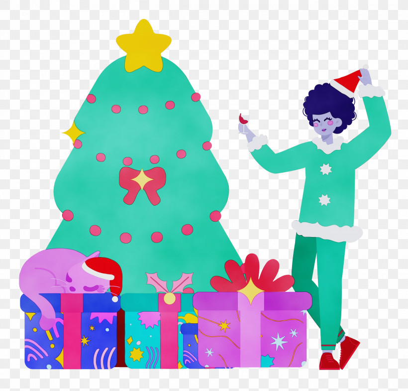 Christmas Tree, PNG, 2500x2395px, Christmas Tree, Bauble, Character, Christmas, Christmas Day Download Free