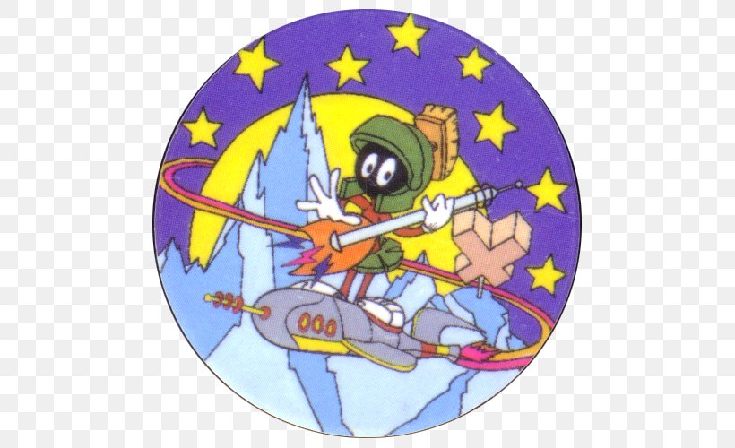 Marvin The Martian In The Third Dimension Milk Caps Cartoon Looney Tunes, PNG, 500x500px, Marvin The Martian, Animated Film, Cartoon, Character, Comics Download Free