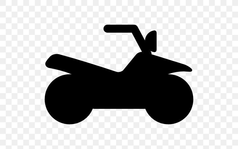 Motorcycle Sport Bike Silhouette All-terrain Vehicle Side By Side, PNG, 512x512px, Motorcycle, Allterrain Vehicle, Bicycle, Black And White, Logo Download Free