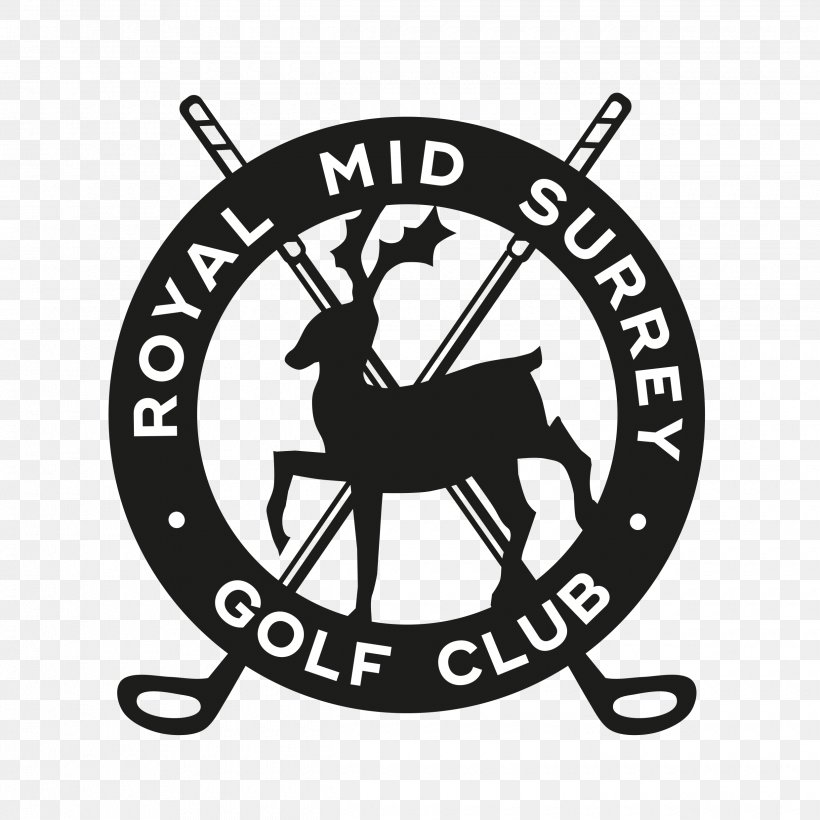 Royal Mid-Surrey Golf Club Logo Assembly Of God Youth Organizations Brand Emblem, PNG, 2480x2480px, Logo, Area, Assembly Of God Youth Organizations, Black And White, Brand Download Free