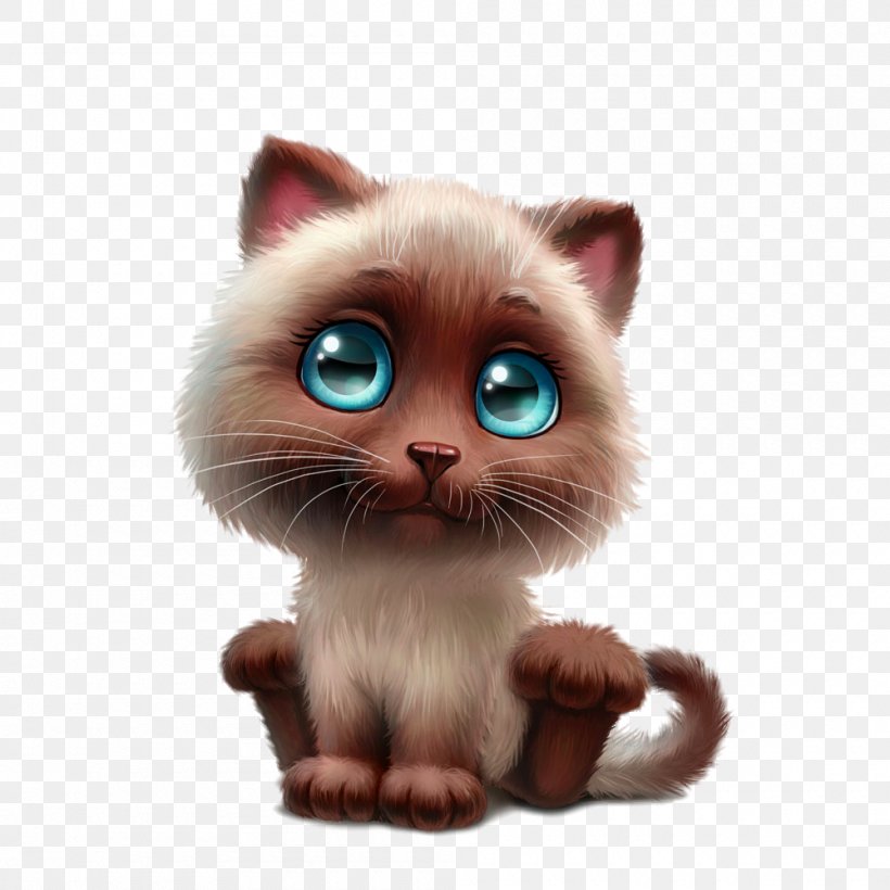 Siamese Cat Birman Kitten Cuteness Clip Art, PNG, 1000x1000px ...