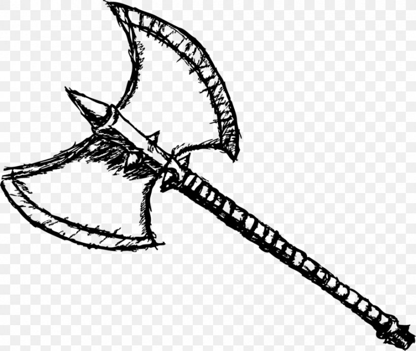 Tomahawk Drawing Axe Clip Art, PNG, 900x759px, Tomahawk, Artwork, Axe, Black And White, Cold Weapon Download Free