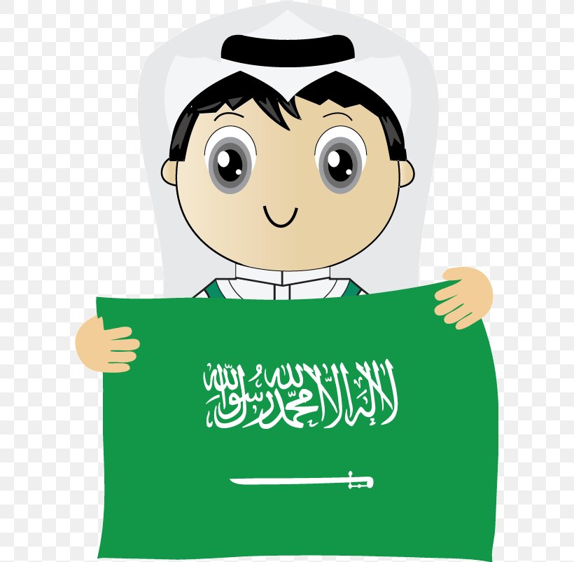 Flag Of Saudi Arabia Kingdom Of Hejaz United Arab Emirates, PNG, 605x802px, Saudi Arabia, Arabian Peninsula, Boy, Cartoon, Country Download Free