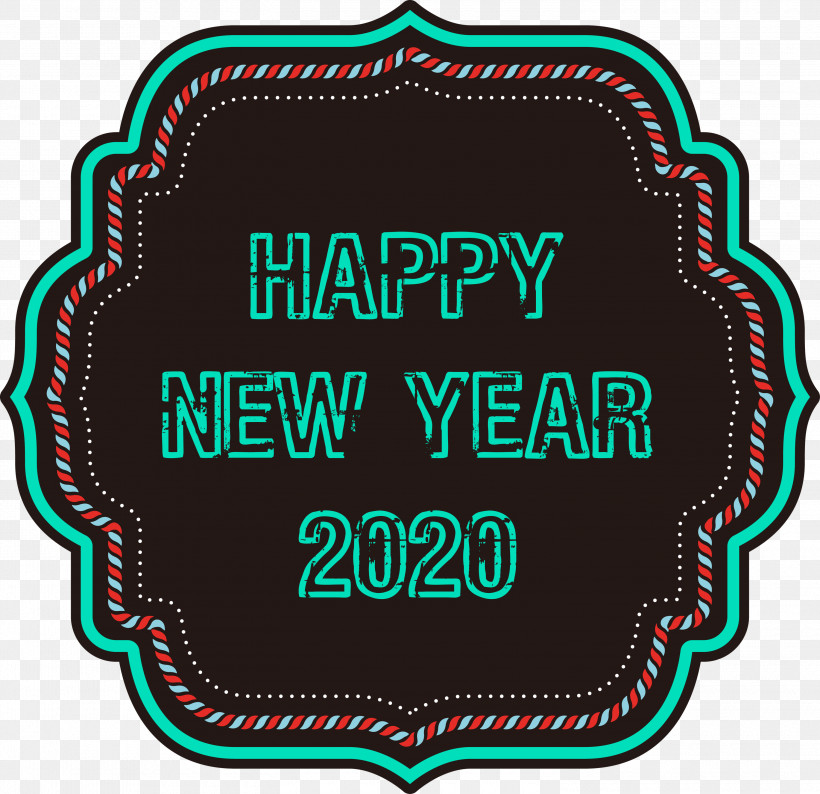 Happy New Year 2020 New Years 2020 2020, PNG, 3000x2907px, 2020, Happy New Year 2020, Label, New Years 2020 Download Free