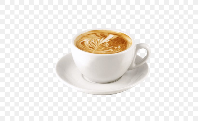 Coffee Cup Cappuccino Tea Drink, PNG, 500x500px, Coffee, Arabica Coffee, Cafe Au Lait, Caffeine, Cappuccino Download Free