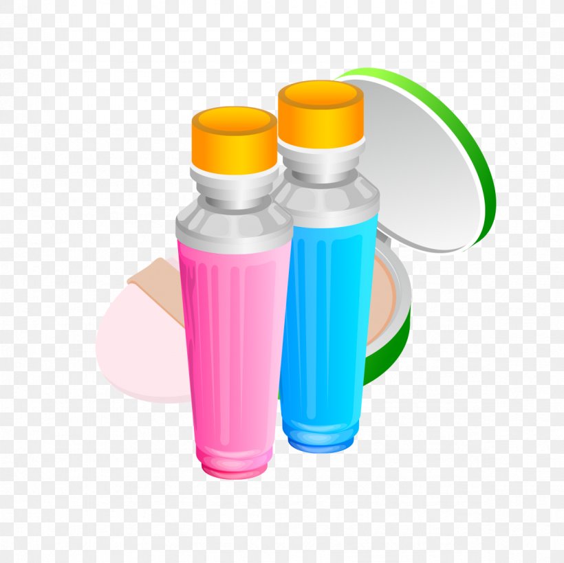 Cosmetics Euclidean Vector Vecteur Make-up, PNG, 1181x1181px, Cosmetics, Bottle, Cream, Designer, Drinkware Download Free