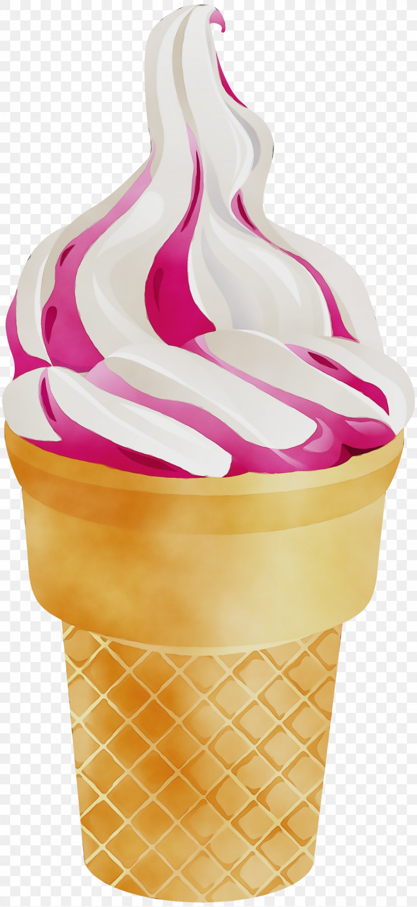 Ice Cream, PNG, 1381x3000px, Watercolor, Dairy, Dessert, Food, Frozen Dessert Download Free
