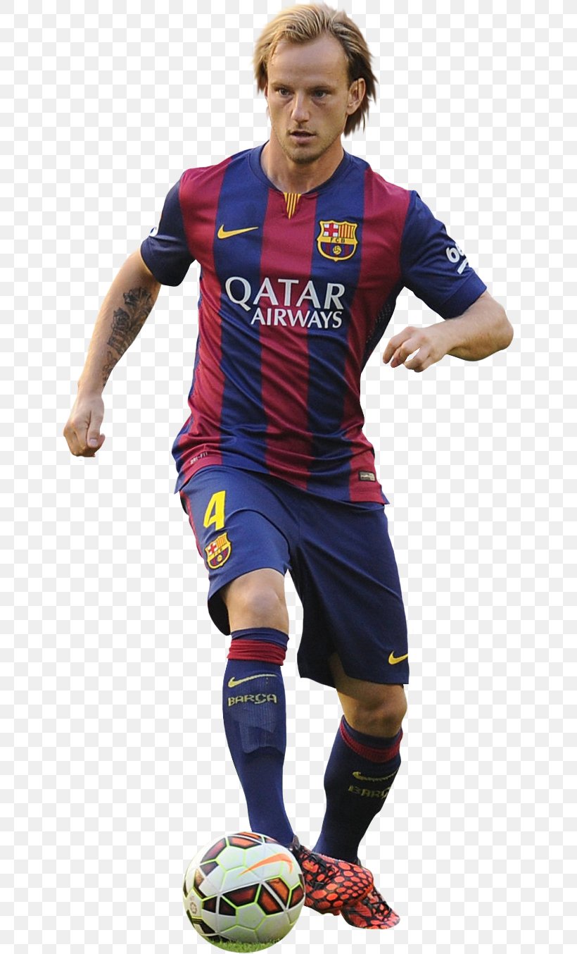 Ivan Rakitić FC Barcelona Jersey 2017–18 UEFA Champions League Team Sport, PNG, 650x1354px, Fc Barcelona, Andres Iniesta, Ball, Barcelona, Clothing Download Free