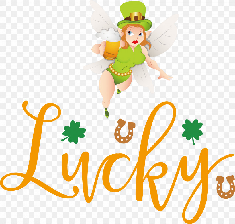 Lucky Patricks Day Saint Patrick, PNG, 3000x2859px, Lucky, Cartoon, Logo, M, Meter Download Free