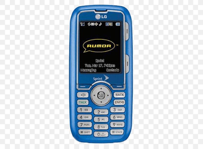 Feature Phone LG Rumor Touch Sprint Corporation Telephone, PNG, 600x600px, Feature Phone, Blu Products, Cellular Network, Codedivision Multiple Access, Communication Device Download Free