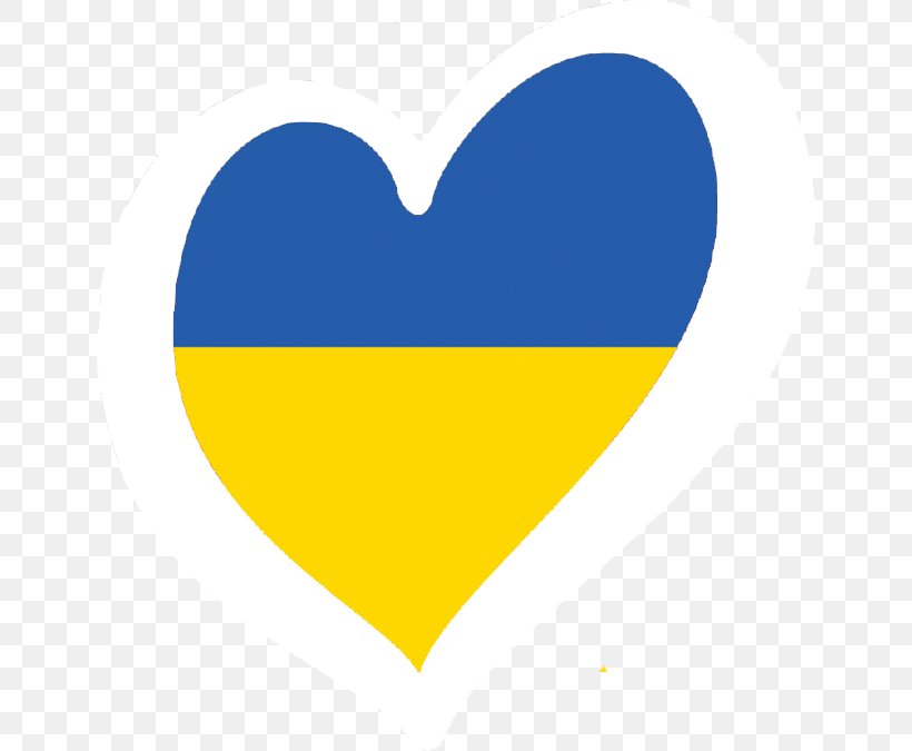 Flag Of Ukraine Heart Illustration Vector Graphics, PNG, 646x675px, Watercolor, Cartoon, Flower, Frame, Heart Download Free