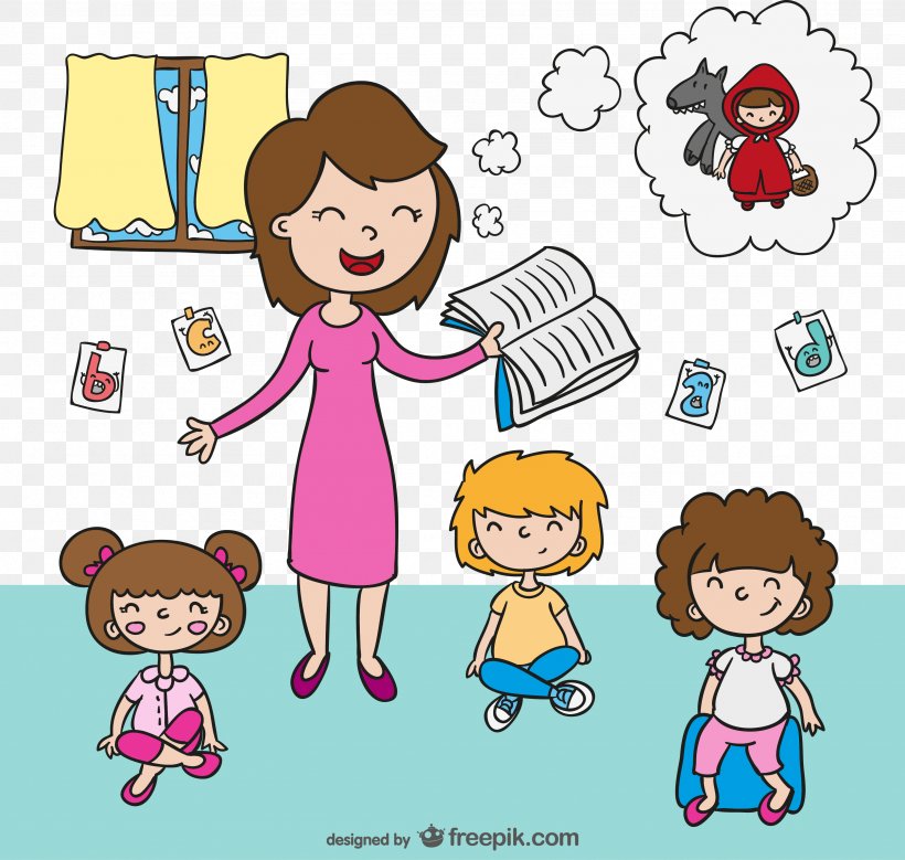 Student Teacher Kindergarten School, PNG, 3333x3169px, Watercolor, Cartoon, Flower, Frame, Heart Download Free
