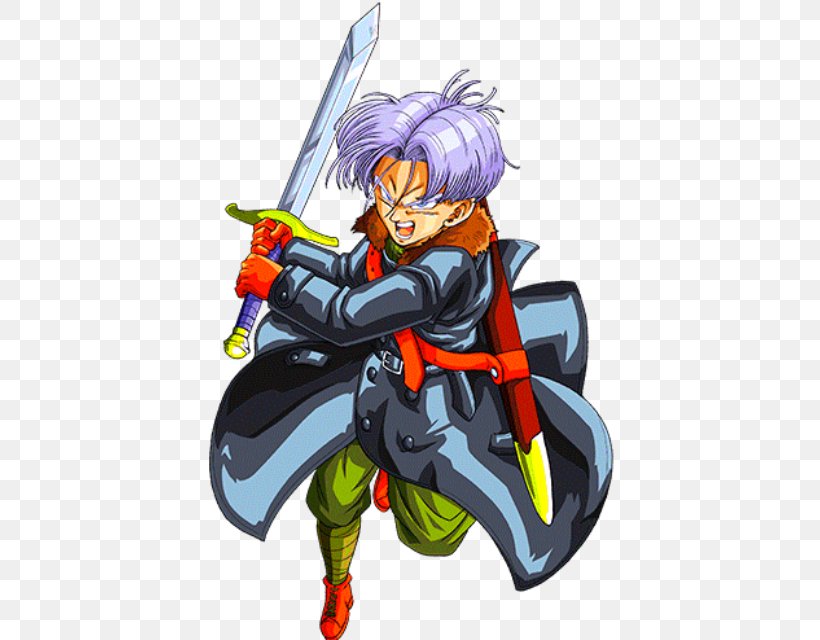 Trunks Dragon Ball Heroes Cell Gohan Goku, PNG, 421x640px, Watercolor, Cartoon, Flower, Frame, Heart Download Free