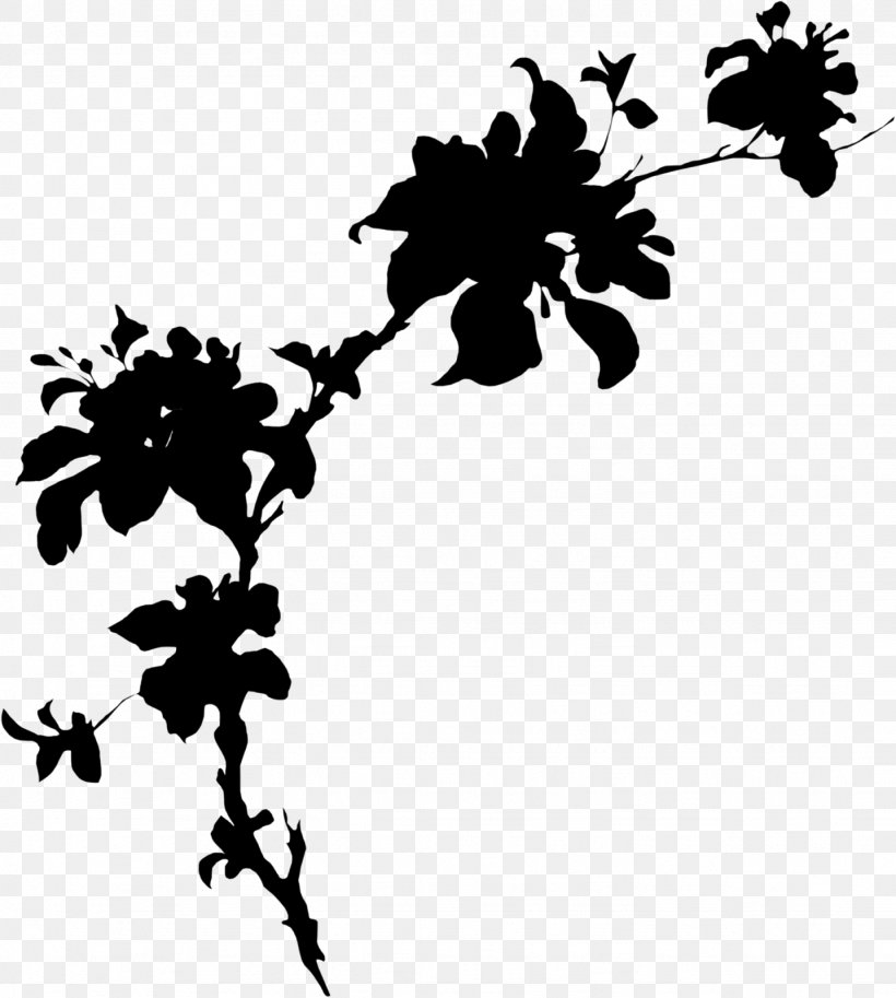 Black & White, PNG, 1436x1600px, Black White M, Blackandwhite, Branch, Floral Design, Flower Download Free