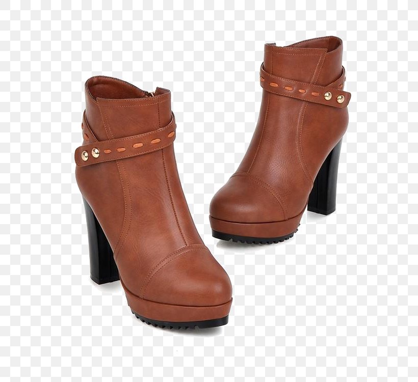 Boot Botina High-heeled Shoe High-heeled Shoe, PNG, 750x750px, Boot, Ankle, Autumn, Botina, Brown Download Free