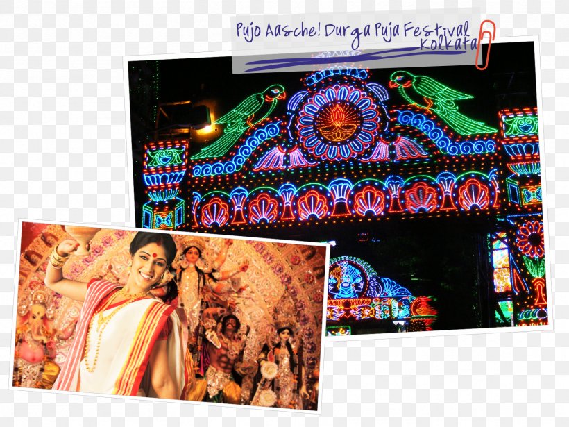 Durga Puja Ganesha Light Pandal, PNG, 1717x1288px, Durga Puja, Advertising, Art, Brand, Display Advertising Download Free