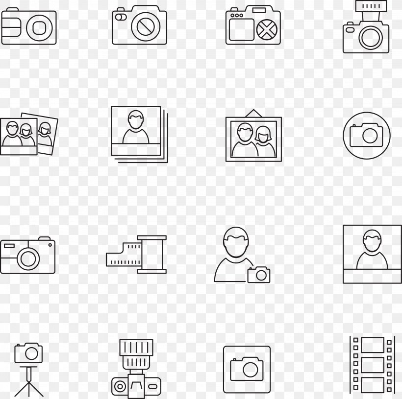 Euclidean Vector Icon, PNG, 3174x3158px, Camera, Area, Black And White, Diagram, Drawing Download Free