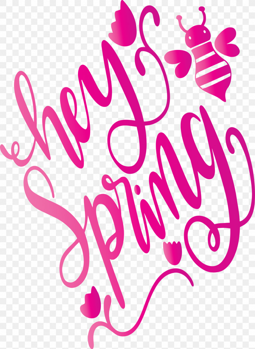 Hello Spring Spring, PNG, 2187x3000px, Hello Spring, Calligraphy, Magenta, Pink, Spring Download Free