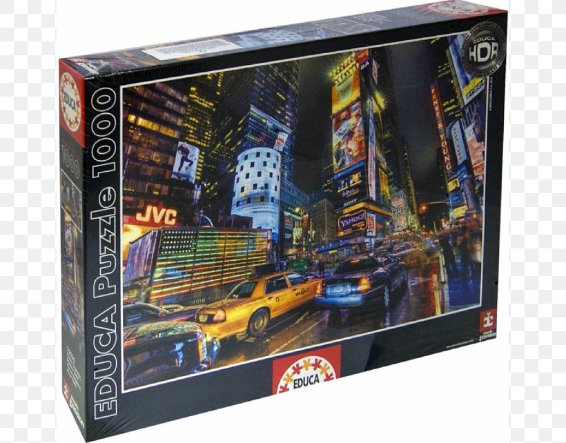 Times Square Educa Borràs Toy Puzzle, PNG, 734x642px, Times Square, New York City, Puzzle, Theater District, Toy Download Free