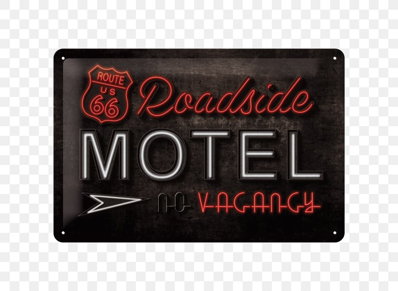 U.S. Route 66 Seligman Motel US Numbered Highways Road, PNG, 600x600px, Us Route 66, Brand, Centimeter, Highway, Metal Download Free