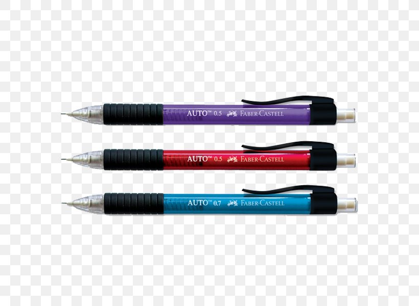 Ballpoint Pen Paper Mechanical Pencil Faber-Castell, PNG, 600x600px, Ballpoint Pen, Ball Pen, Bic, Eraser, Fabercastell Download Free