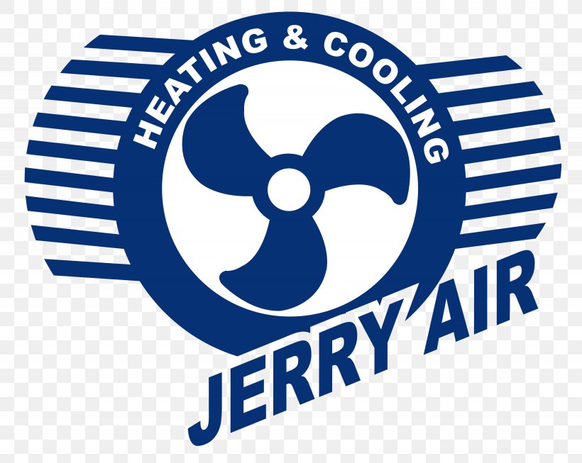 Furnace JERRY AIR HEATING & COOLING LLC Logo HVAC Air Conditioning, PNG, 3075x2450px, Furnace, Air Conditioning, Air Handler, Area, Blue Download Free