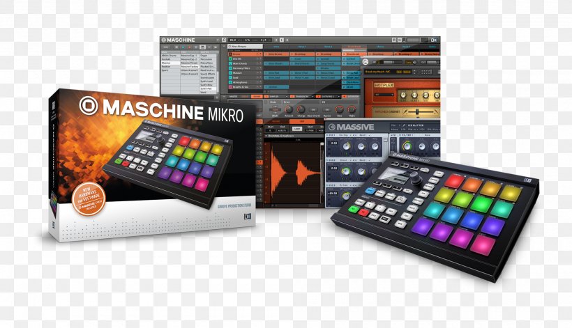 Native Instruments Maschine Mikro MK2 Native Instruments Maschine Mikro MK2 Traktor Musical Instruments, PNG, 2000x1151px, Watercolor, Cartoon, Flower, Frame, Heart Download Free