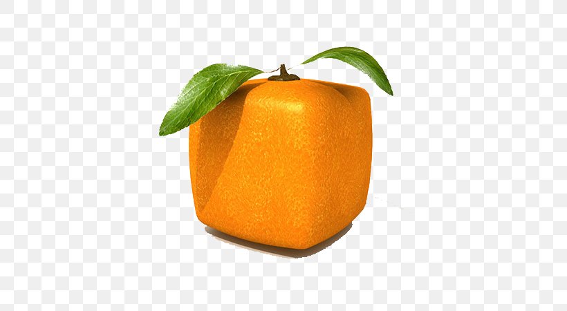 Orange Square Apple Fruit Wallpaper, PNG, 600x450px, 3d Rendering, Orange, Apple, Citrus, Clementine Download Free