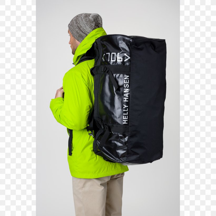 Duffel Bags Helly Hansen T-shirt Duffel Coat Jacket, PNG, 1528x1528px, Duffel Bags, Bag, Duffel Coat, Gilets, Green Download Free