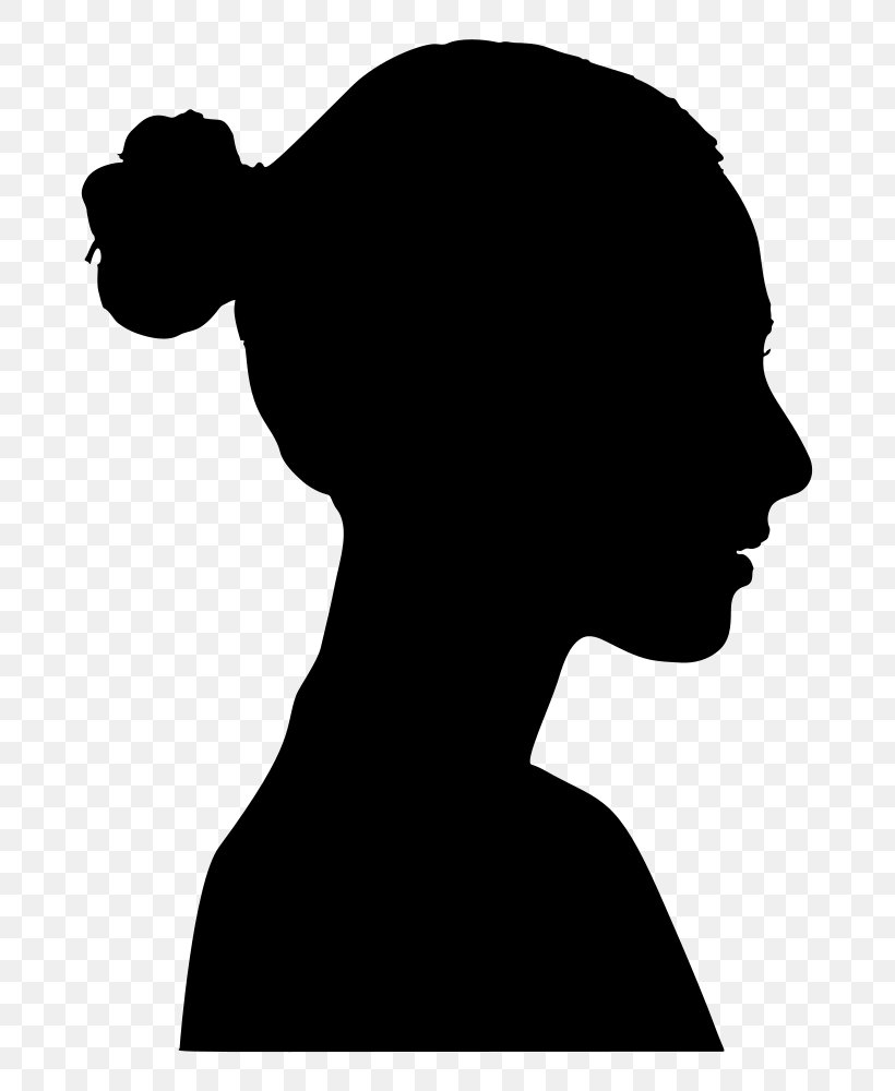 Silhouette Female Clip Art, PNG, 715x1000px, Silhouette, Black, Black And White, Drawing, Female Download Free