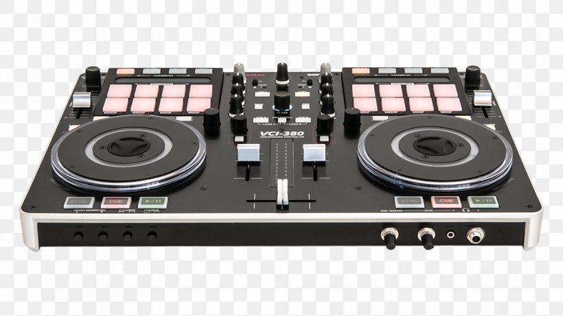 Vestax VCI-380 DJ Controller MIDI, PNG, 960x540px, Vestax, Audio, Audio Equipment, Audio Mixers, Audio Receiver Download Free