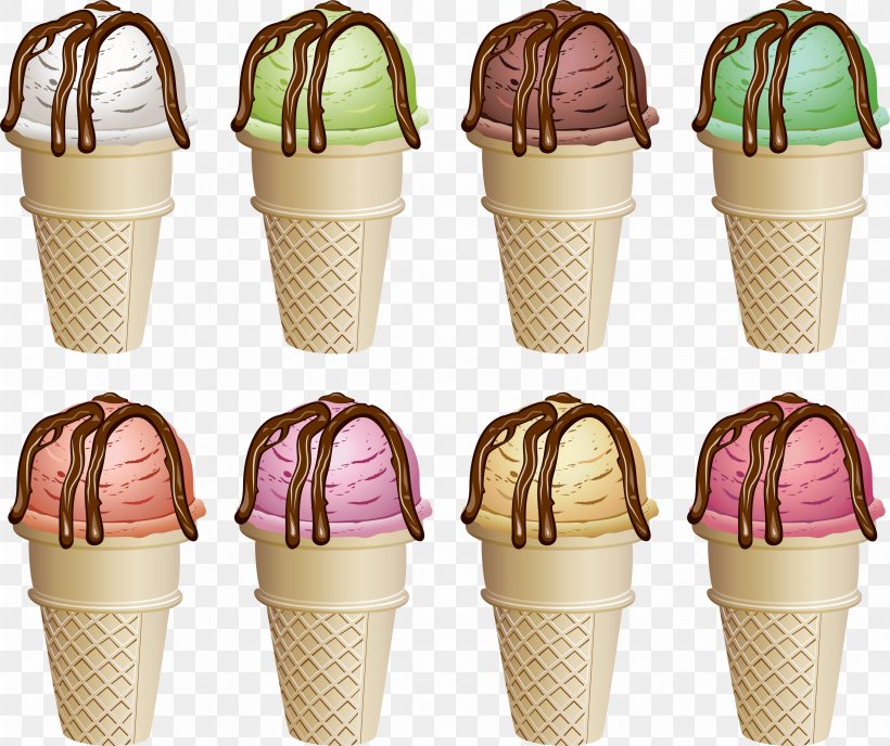 Ice Cream Cone Chocolate Ice Cream, PNG, 3536x2967px, Ice Cream, Chocolate Ice Cream, Chocolate Syrup, Commodity, Cream Download Free