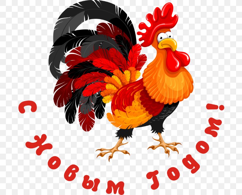 Chicken Rooster Vector Graphics Clip Art Illustration, PNG, 700x660px, Chicken, Beak, Bird, Drawing, Fowl Download Free