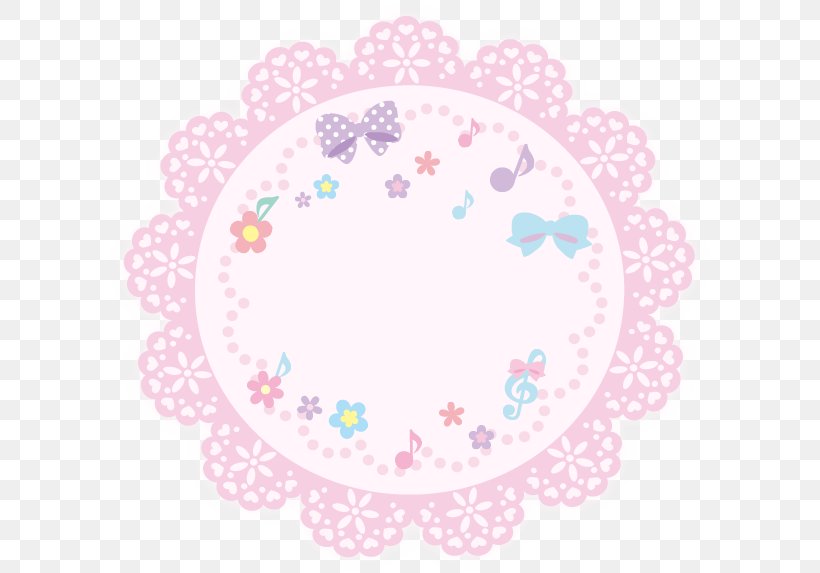 Doily Plate Place Mats Circle Pink M, PNG, 605x573px, Doily, Dishware, Material, Oval, Pink Download Free