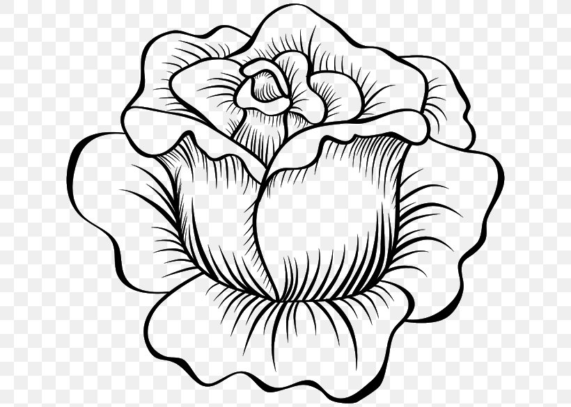 Floral Design /m/02csf Drawing Cut Flowers Clip Art, PNG, 640x585px, Floral Design, Art, Blackandwhite, Botany, Coloring Book Download Free