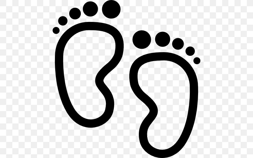 Baby Footprints, PNG, 512x512px, Autocad Dxf, Black And White, Body Jewelry, Child, Computer Font Download Free