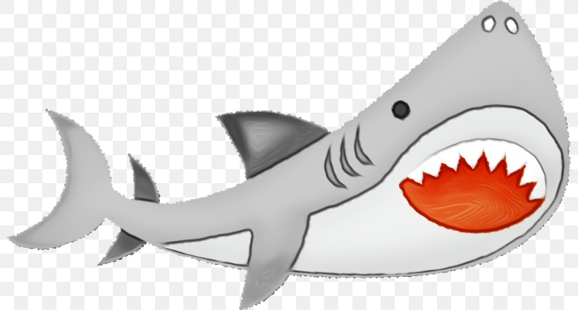 Shark, PNG, 800x440px, Watercolor, Animation, Carcharhiniformes, Cartilaginous Fish, Cartoon Download Free