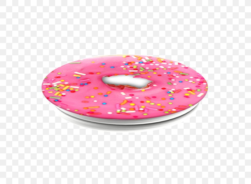 Donuts Frosting & Icing PopSockets Grip Stand Sprinkles, PNG, 600x600px, Donuts, Dessert, Dishware, Frosting Icing, Handheld Devices Download Free
