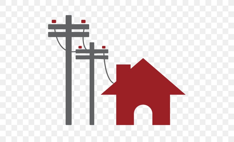 Electricity Utility Pole Overhead Power Line Illustration Electrical Cable, PNG, 500x500px, Electricity, Art, Cross, Electric Power, Electrical Cable Download Free