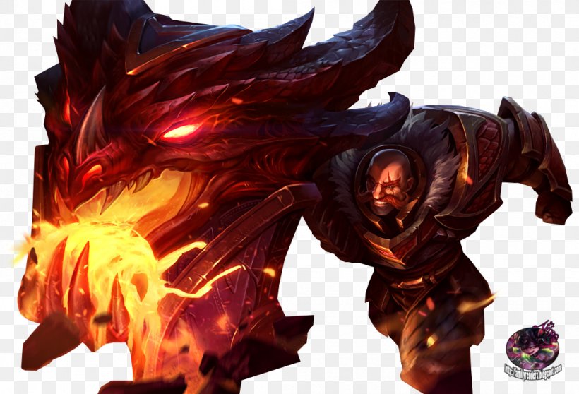 League Of Legends Riot Games Dragonslayer Electronic Sports, PNG, 1052x717px, League Of Legends, Alistar, Armour, Demon, Dragon Download Free