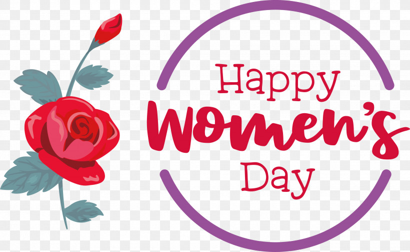 Womens Day Happy Womens Day, PNG, 3452x2119px, Womens Day, Cut Flowers, Floral Design, Flower, Garden Download Free