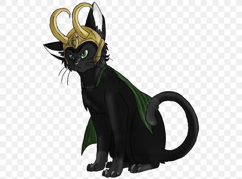 Black Cat Loki Thor DeviantArt, PNG, 540x607px, Watercolor, Cartoon, Flower, Frame, Heart Download Free