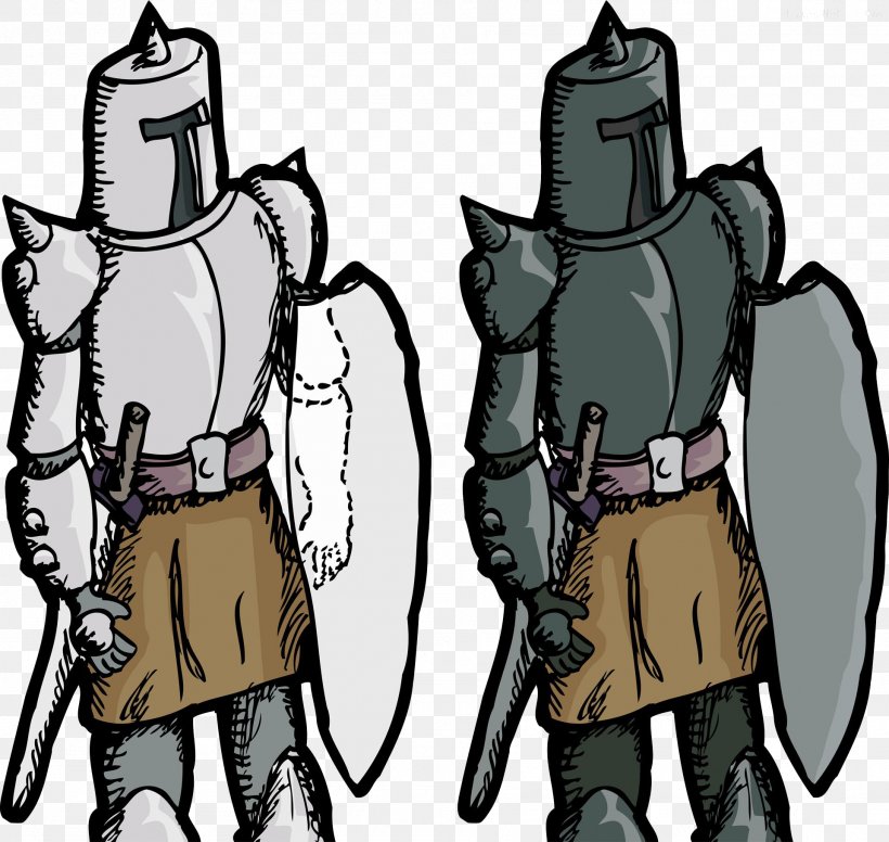 Middle Ages Knight Soldier Royalty-free Illustration, PNG, 1921x1819px, Middle Ages, Armour, Body Armor, Cartoon, Costume Design Download Free