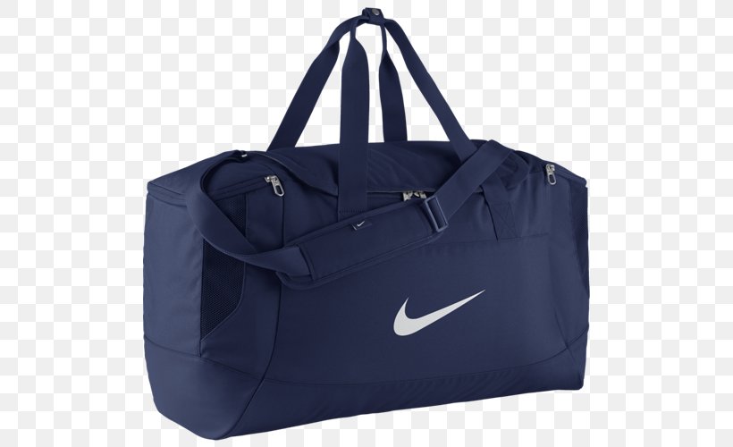 Duffel Bags Nike Club Team Swoosh Duffel Bags, PNG, 500x500px, Duffel, Bag, Black, Blue, Cobalt Blue Download Free
