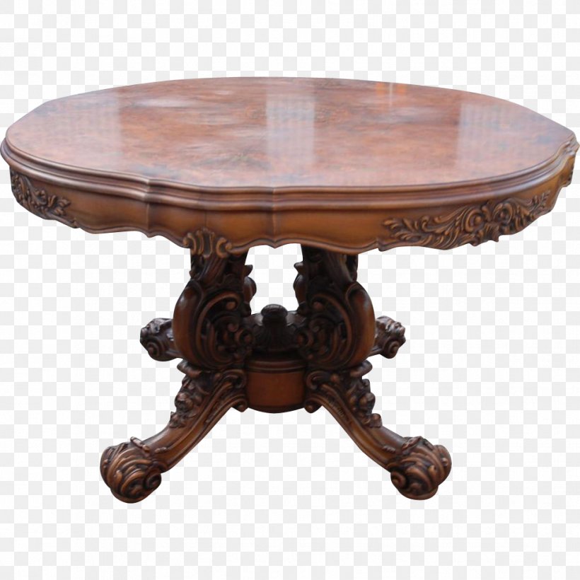 Coffee Tables Furniture Baroque Inlay, PNG, 977x977px, Table, Antique, Baroque, Baroque Music, Coffee Table Download Free