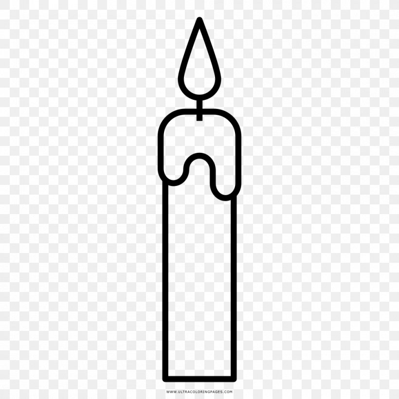 Drawing Coloring Book Candle Black And White, PNG, 1000x1000px, Drawing