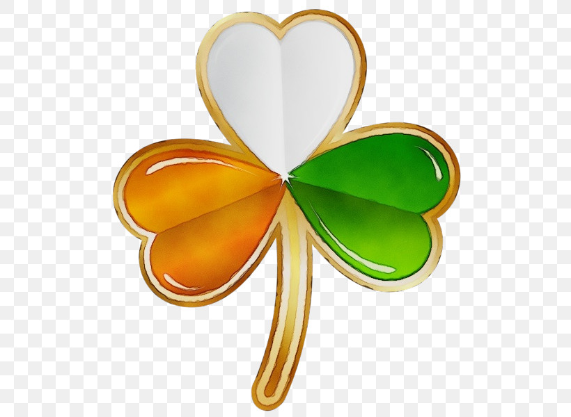 Shamrock, PNG, 528x600px, Watercolor, Clover, Heart, Leaf, Paint Download Free