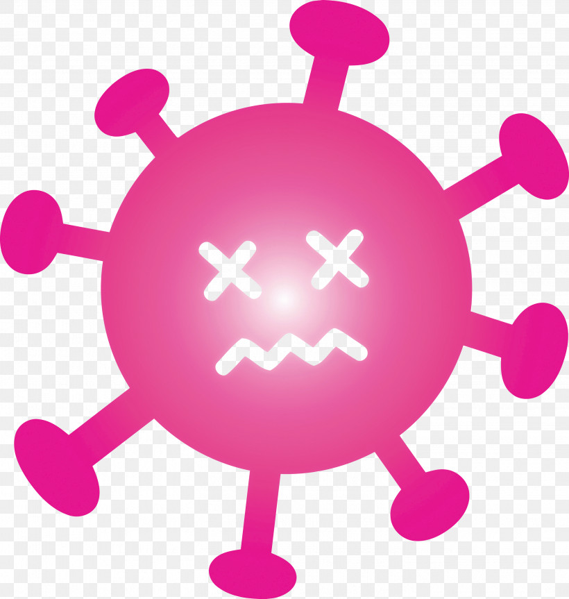 Virus Coronavirus Corona, PNG, 2849x3000px, Virus, Corona, Coronavirus, Magenta, Pink Download Free