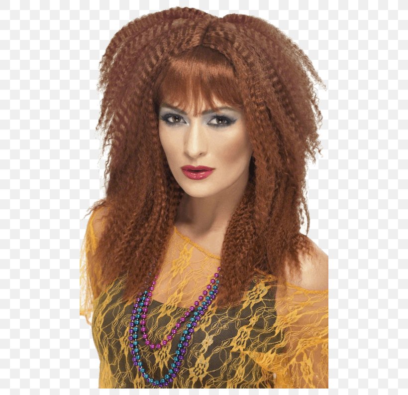 1980s Wig Costume Fashion Ponytail, PNG, 500x793px, Wig, Bangs, Brown Hair, Clothing, Clothing Accessories Download Free