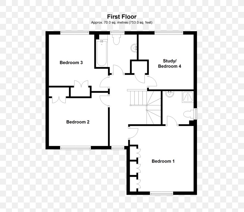Floor Plan House Skye Close Room, PNG, 520x712px, Floor Plan, Area, Bedroom, Black And White, Brand Download Free